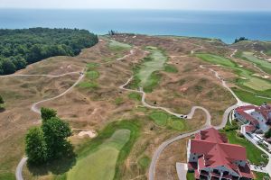 Arcadia Bluffs (Bluffs) 9th Aerial Back